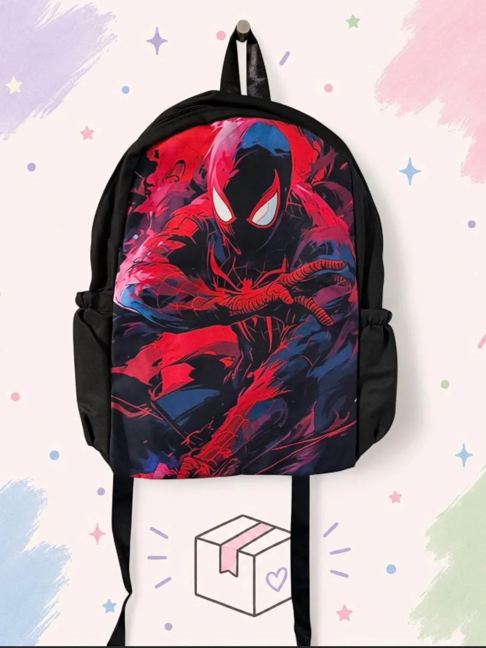 Spider-Man Inspired Backpack & Matching Lunch Bag Set | School Backpack | New